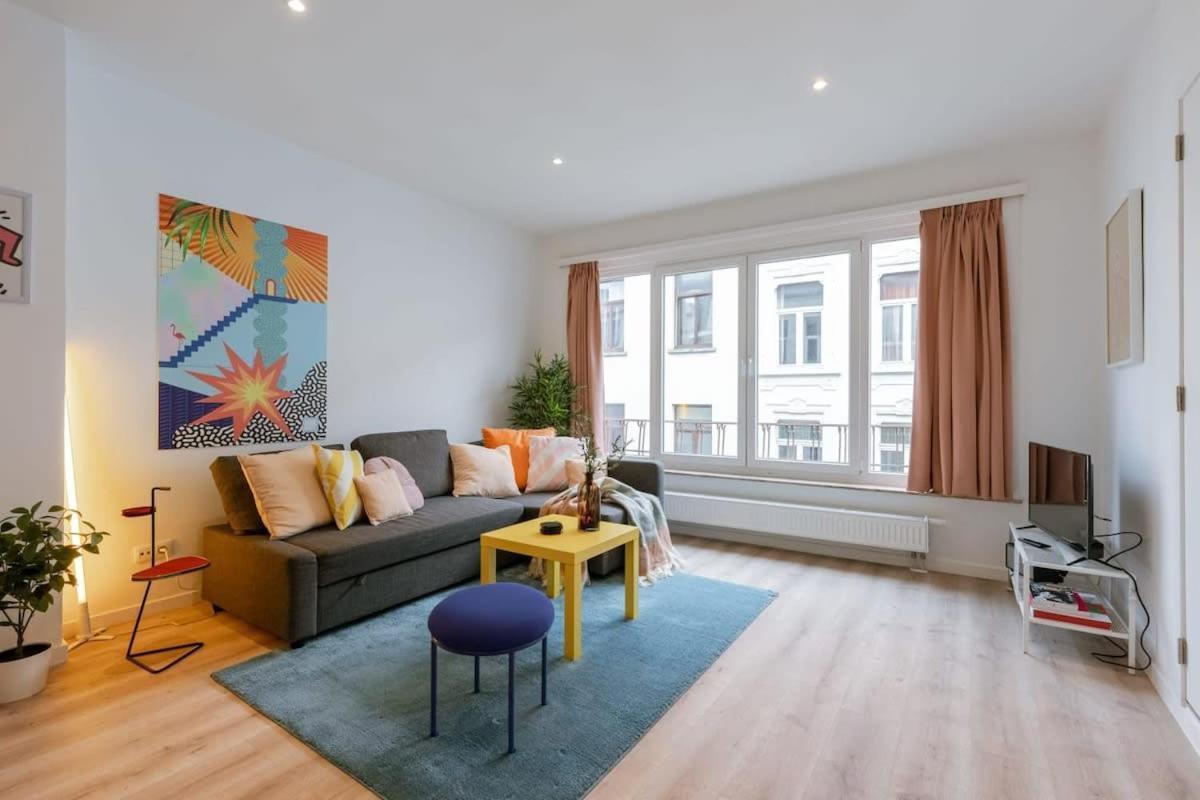 Colorful Pop Apartment In The Heart Of Antwerpen Buitenkant foto